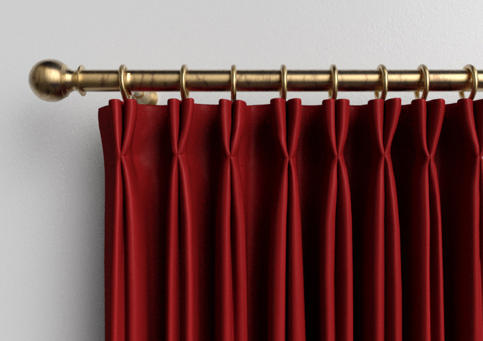 Shima Faux Silk, Wine - Made to Measure Curtains - Image 10